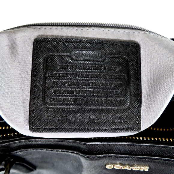 COACH Madison Christie Leather Satchel Bag - Picture 10 of 12